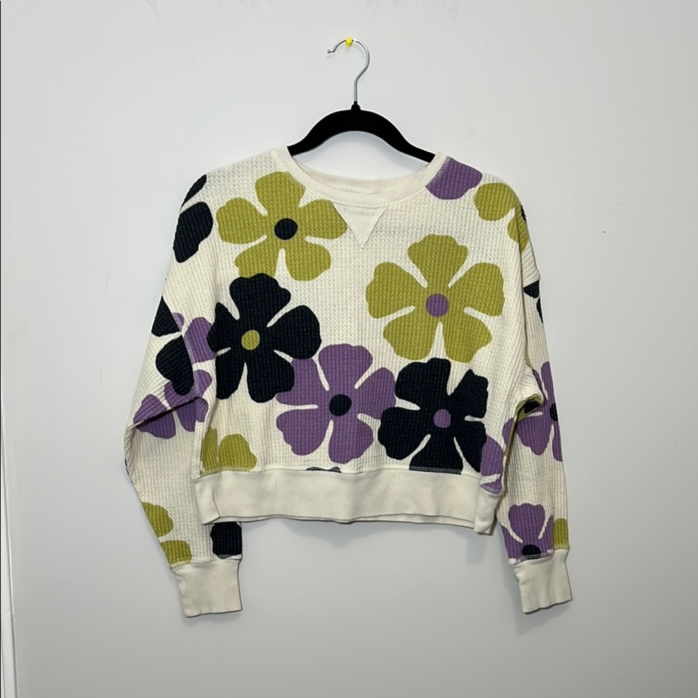 Art Class Flower Power Thermal Crop Top